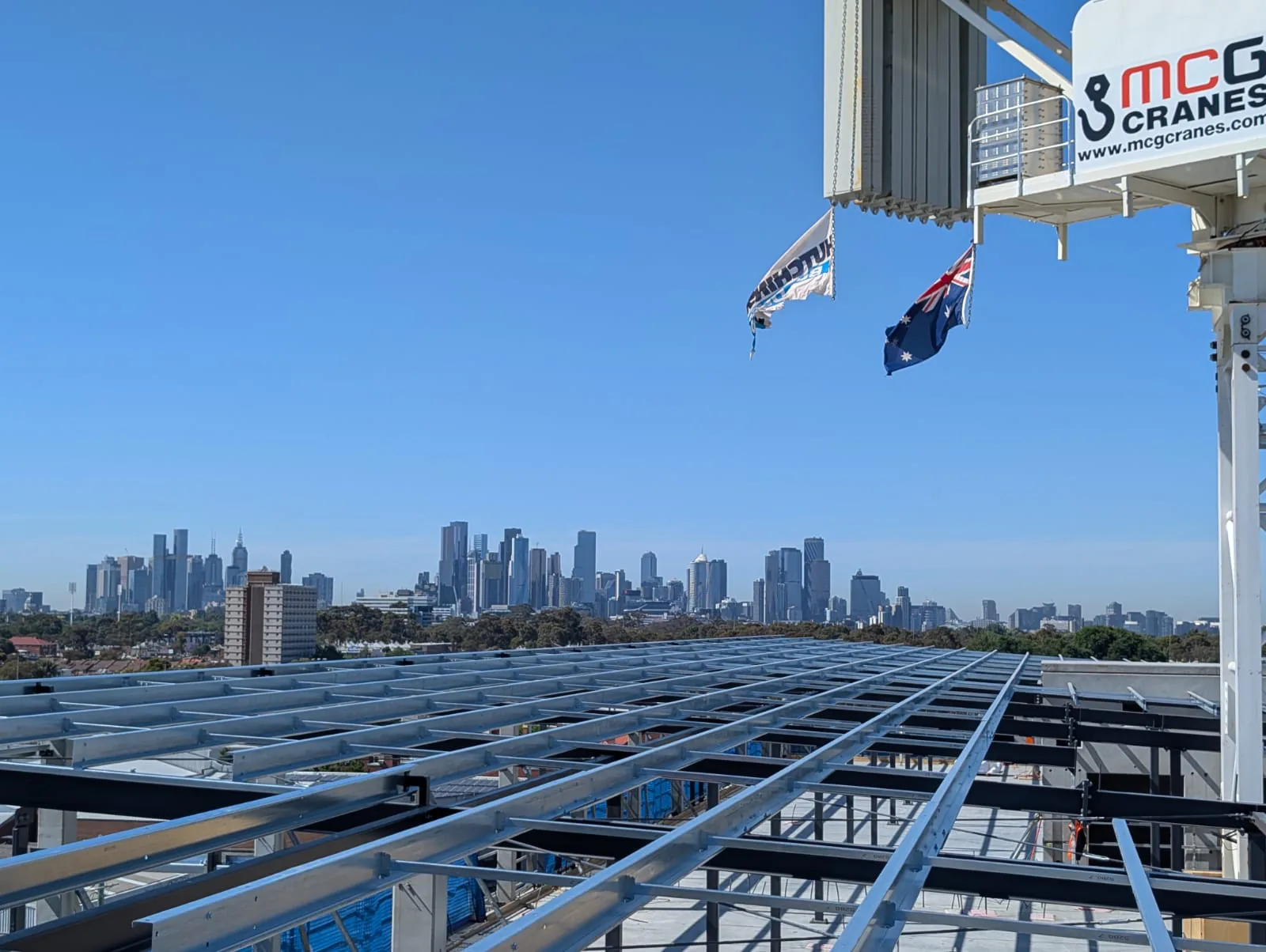 Kennards Self Storage Brunswick structural steel project